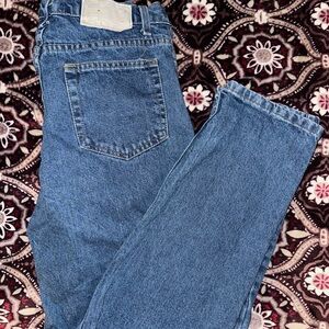 Vintage Faded Glory Straight Leg Blue Jeans